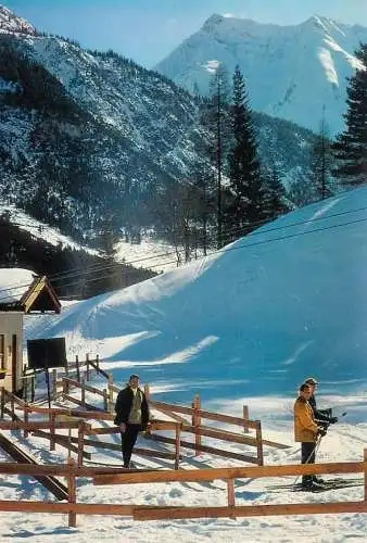 A5199 Austria Vorderhornbach Lechtal / Tirol Hochkopflift und Rotwand