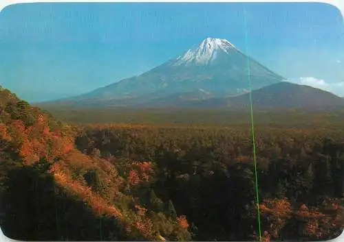(L) Japan Mount Fuji alpine song card 7 x 10 cm