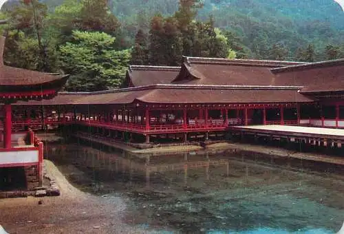 (L) Japan Miyajima-Hiroshima-Ondo song card 7 x 10 cm
