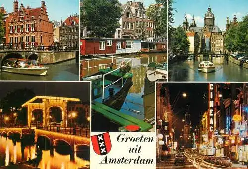 A5193 Netherlands Groeten uit Amsterdam multi view