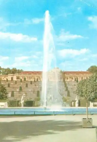 A5193 Germany Potsdam Sanssouci water jet