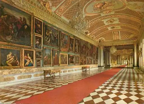 A5192 Germany Potsdam Sanssouci Bildergalerie interior aspect