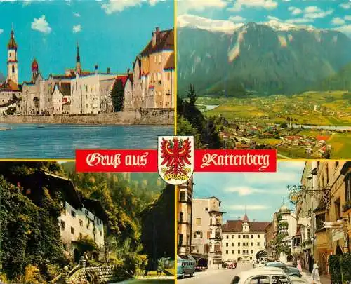 A5183 Austria Gruss aus Rattenberg in Tirol multi view souvenir