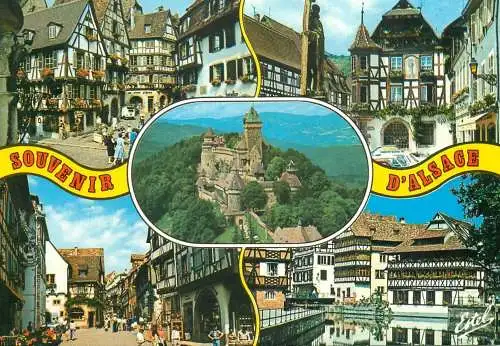 A5182 France souvenir d'Alsace Colmar several views