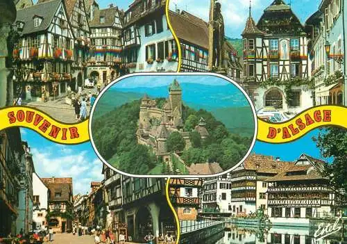 A5182 France souvenir d'Alsace Colmar multi view