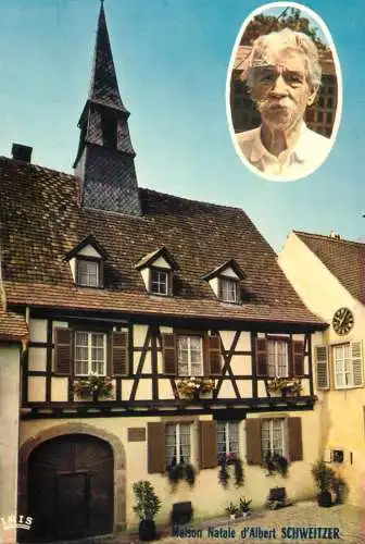 A5182 France Alsace Kaysersberg Maison de Dr Albert Schweitzer and portrait