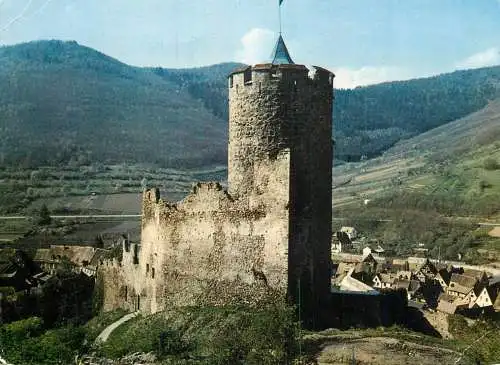 A5182 France Alsace Kaysersberg Donjon du Chateau - ruines