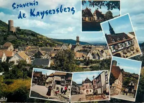 A5182 France Alsace souvenir de Kaysersberg several sights