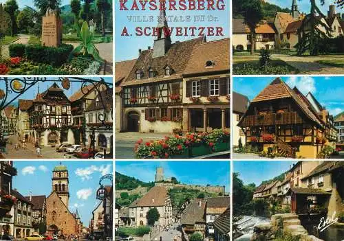 A5182 France Alsace souvenir de Kaysersberg several views