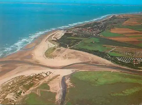 A5181 Netherlands West Zeewusch Vlaanderen Het Zwin aerial view