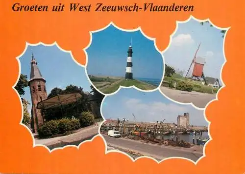 A5181 Netherlands Groeten uit West Zeewusch Vlaanderen multi view