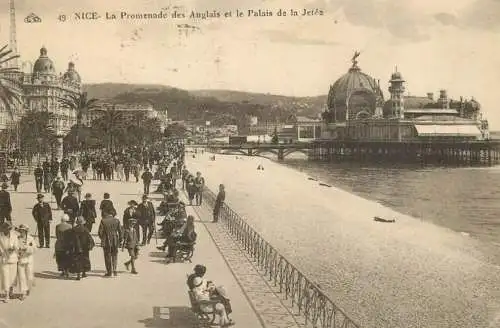 A5173 France Nice Promenade des Anglais et Palais de la Jetee