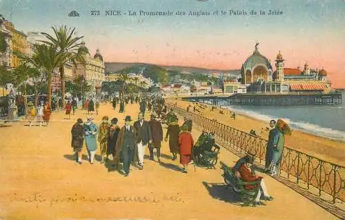 A5173 France Nice Promenade des Anglais et Palais de la Jetee