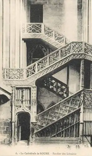 A5171 France Rouen La Cathedrale Escalier des Libraires