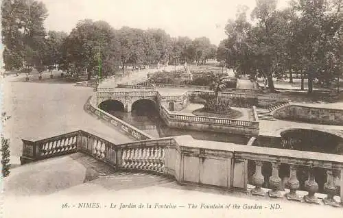 A5171 France Nimes Le Jardin de la Fontaine