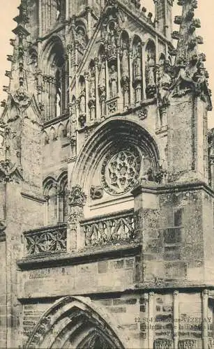 A5171 France St Pere sous Vezelay (Yonne) Cathedrale detail aspect