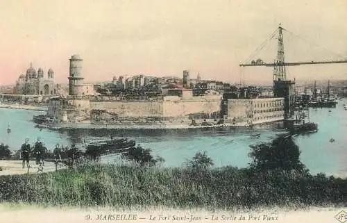 A5170 France Marseille Port Saint Jean - Sortie du Port Vieux