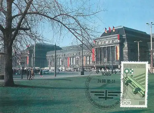 A5378 Hauptbahnhof Leipzig Maximumkarte