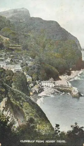 A5168 England Clovelly from Hobby Drive