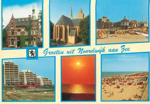 A5165 Netherlands Groete uit Noordwijk aan Zee different views and aspects
