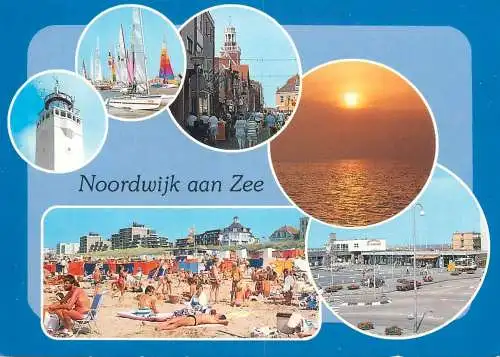 A5165 Netherlands Grusse ausNoordwijk aan Zee different views and sights