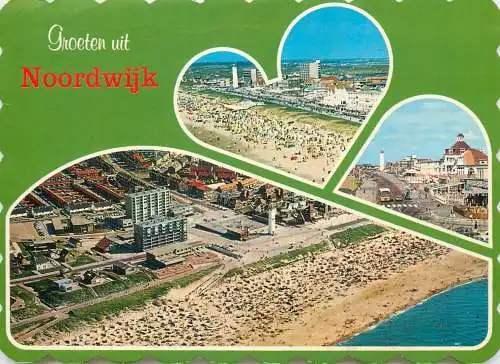 A5165 Netherlands Grusse ausNoordwijk aan Zee multi view souvenir