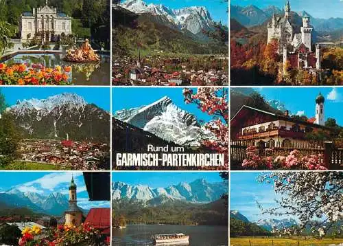 A5165 Germany Rund um Garmisch-Partenkirchen multi view souvenir
