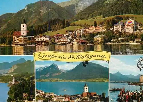 A5163 Austria Grusse aus St Wolfgang multi view