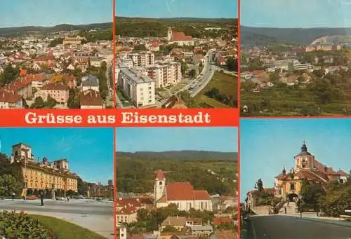 A5150 Austria Grusse aus Eisenstadt Burgenland multi view