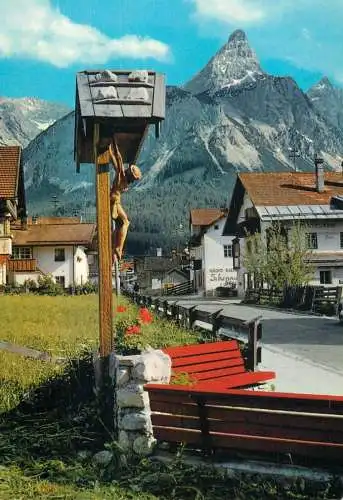 A5148 Austria Ehrwald Tirol mit Sonnenspitze