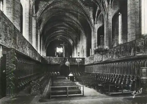 A5380 France La Chaise Dieu abbey interior