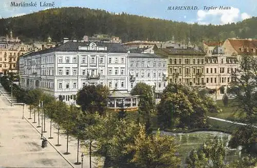 A5369 Marienbad Tepler Haus (unstick back damage)