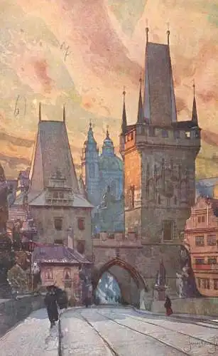 A5369 Praha Prague Bruckenturme