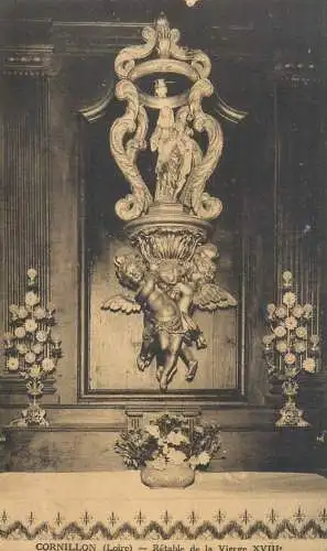 A5368 Cornillon retable de la Vierge