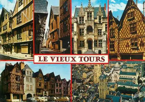 A5144 France Tours (Indre et Loire) multi view souvenir