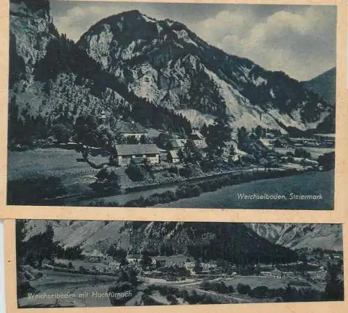 A5365 Weichselboden unit of 2 postcards