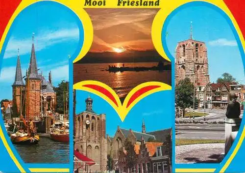 A5142 Netherlands Mooi Friesland several sights