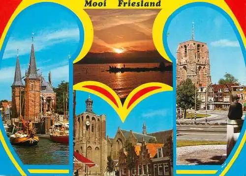 A5142 Netherlands Mooi Friesland several views