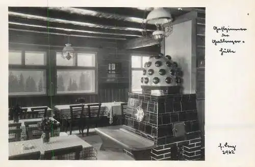 A5364 Restaurant interior Austria photo postcard