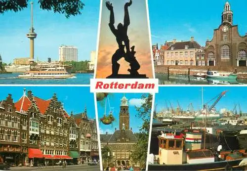 A5138 Netherlands Groeten uit Rotterdam different views