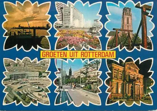 A5138 Netherlands Groeten uit Rotterdam multi view