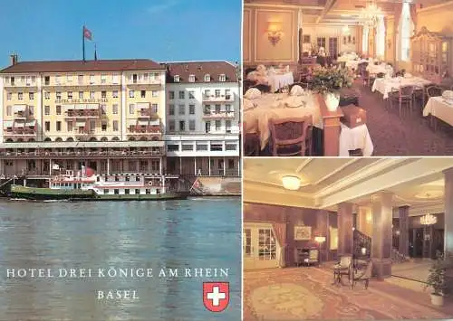 A0113 Switzerland Basel Hotel Drei Konige am Rhein