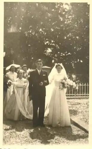 A5363 Wedding souvenir groom & bride souvenir photo postcard