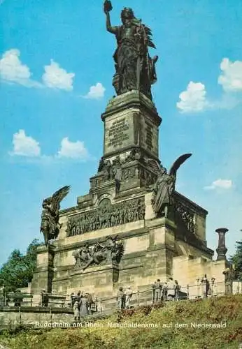 A5136 Germany Rudesheim am Rhein Nationaldenkmal auf dem Niederwald