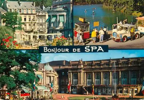 A5133 Belgium Bonjour de Spa multi view souvenir