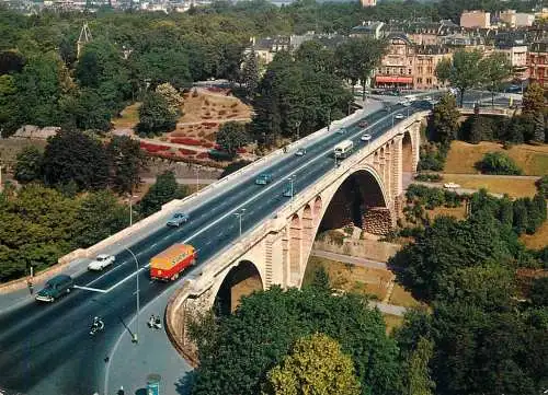 A5102 Luxembourg Pont Adolphe vue aerienne