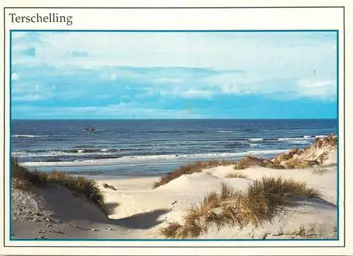 A5099 Netherlands Terschelling sandy beach view