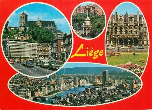 A5096 Belgium Bonjour de Liege several views