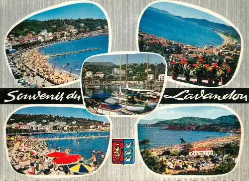A5092 France Souvenir du Lavandou multi view