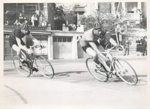 A0074 Sports Cycling Swiss cyclists photographic postcard